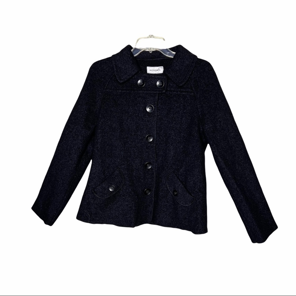 Merona Wool Blend Front Button Jacket - image 1